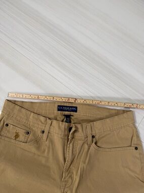 U.S. Polo Assn. Tan Khaki Straight‑Fit Pants